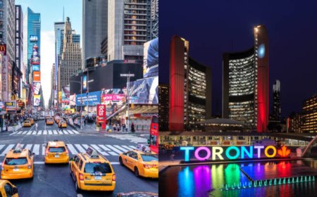 Which is the best city to live, New York City or Toronto?