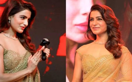 Samantha Ruth Prabhu glitters like gold in Dubai