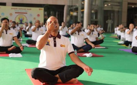 पीएनबी ने मनाया 11वां अंतर्राष्ट्रीय योग दिवस, पर्यावरणीय चेतना का किया प्रचार