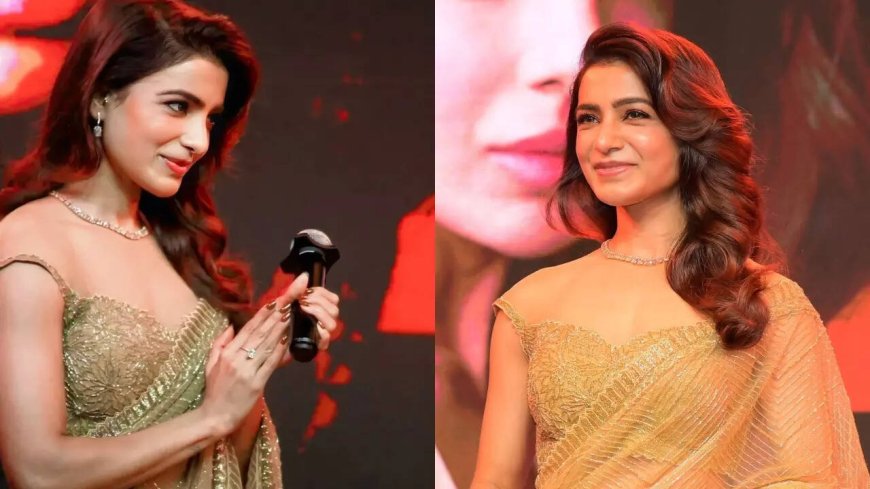 Samantha Ruth Prabhu glitters like gold in Dubai
