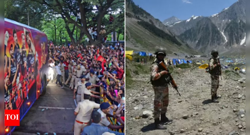 Top 5 news of the day: FIR against RCB after Bengaluru stampede; Jammers, drones to be deployed for safeguarding Amarnath Yatra; & more