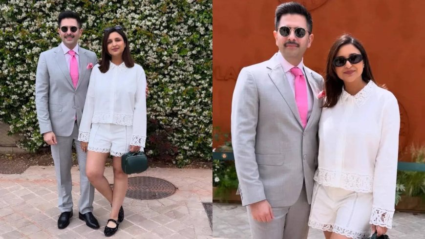 Parineeti-Raghav serve couple goals at French Open
