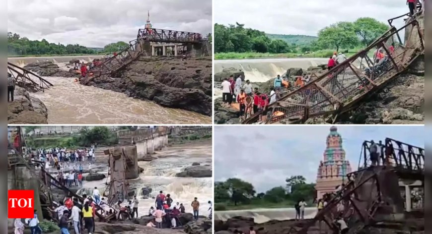 Pune bridge collapse: 125 tourists were standing on structure when it fell - Top developments