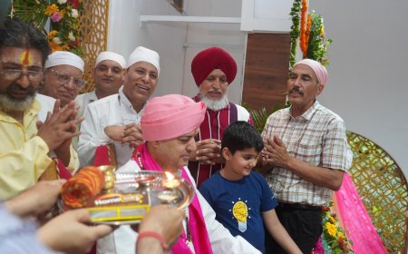 गुरु पूर्णिमा पर श्रद्धा की लहर, श्री दरबार साहिब में संगतों को मिले श्रीमहंत महाराज के आशीर्वाद