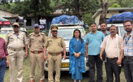 त्रिस्तरीय पंचायत चुनाव 2025: मतदान की पूरी तैयारी, 81 पोलिंग पार्टियों की प्राथमिक यात्रा शुरू