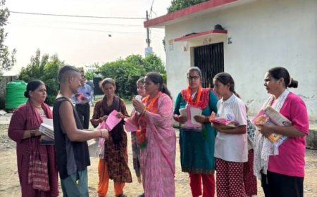 हल्द्वानी : गौलापार चोरगलिया जिला पंचायत सीट पर बीजेपी की उम्मीदवार अनीता बेलवाल का जनसंपर्क अभियान तेज़, मतदाताओं ने मांगा आशीर्वाद