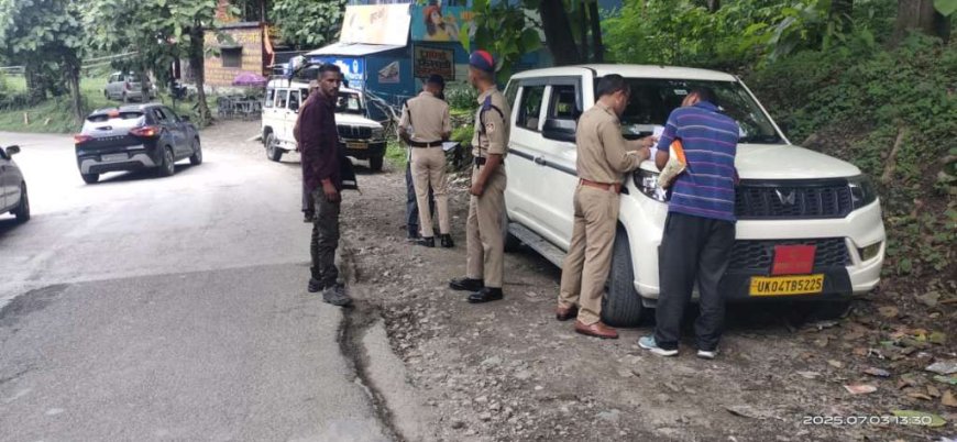 हल्द्वानी : आरटीओ प्रवर्तन गुरुदेव सिंह के निर्देश पर परिवहन विभाग के चेकिंग अभियान में 69 वाहनों के चालान 03 वाहन सीज…