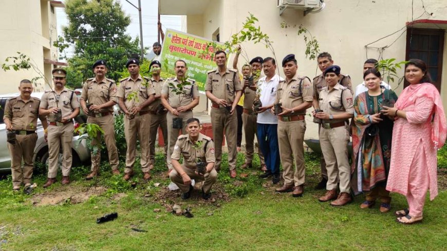 हल्द्वानी : थाना काठगोदाम में हरेले पर विशेष पौधारोपण कार्यक्रम का किया गया आयोजन…