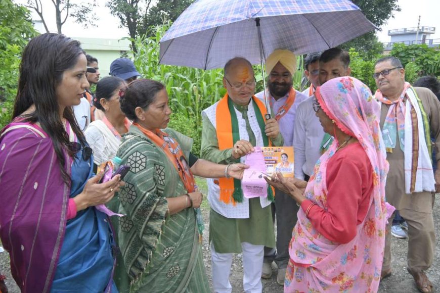 हल्द्वानी : रामडी आनसिंह जिला पंचायत सीट पर बीजेपी की अधिकृत प्रत्याशी बेला तोलिया का जोरदार प्रचार…