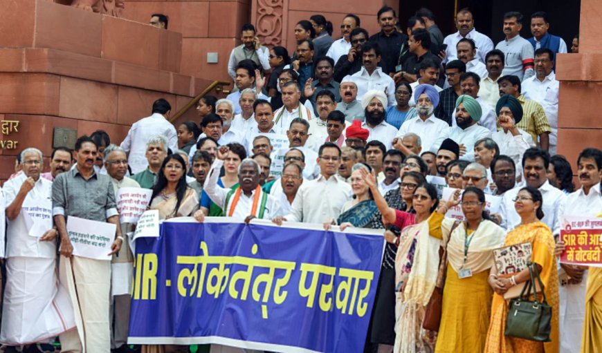जो ‘लोकतंत्र’ सही से लिख नहीं सकते, वे लोकतंत्र का पाठ पढ़ाने निकले हैं... BJP का विपक्ष पर तंज