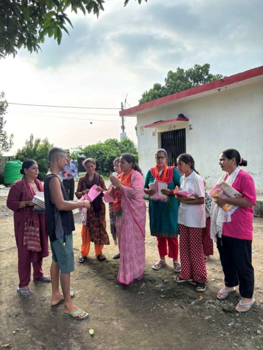 हल्द्वानी : गौलापार चोरगलिया जिला पंचायत सीट पर बीजेपी प्रत्याशी अनीता बेलवाल का जनसंपर्क अभियान तेज, मतदाताओं से मांगा आशीर्वाद…