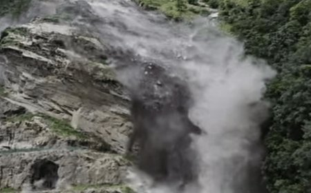 टीएचडीसी डैम साइट पर गिरा पहाड़, कई मजदूर गंभीर रूप से घायल