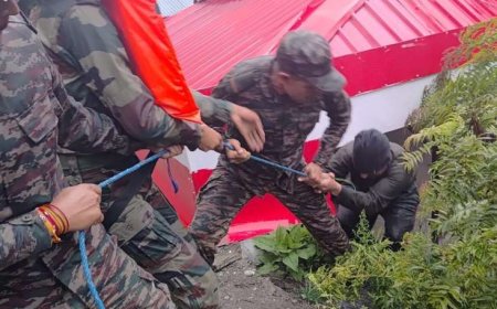 उत्तरकाशी आपदा: धराली क्षेत्र में राहत कार्य युद्ध स्तर पर जारी