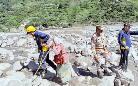 उत्तरकाशी में आपदा: सेना के नौ जवानों समेत 16 लोगों की तलाश जारी