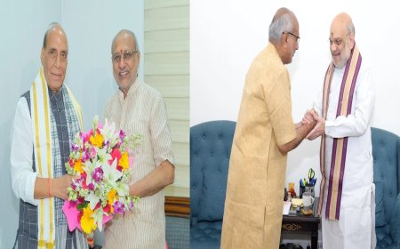 दिल्ली में राजनाथ और अमित शाह से मिले सीपी राधाकृष्णन, एनडीए उपराष्ट्रपति पद का मंथन शुरू!