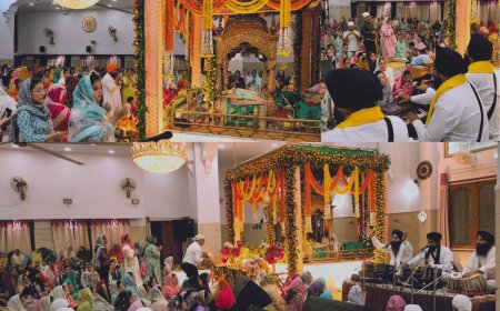 रांची में श्री गुरु ग्रंथ साहिब जी का पहला प्रकाश पर्व: भव्य दीवान, शबद गायन और सत्संग की महिमा