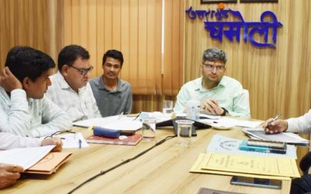 चमोली: डीएम संदीप तिवारी ने आपदा प्रबंधन तंत्र को सतर्क रहने का निर्देश दिया