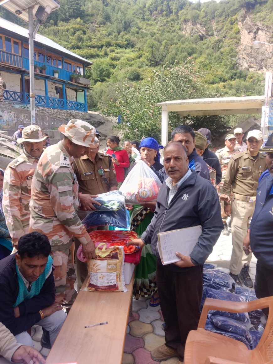 धराली आपदा: डीएम ने लिया राहत अभियान का जायजा। अधिकारियों को दिए महत्वपूर्ण निर्देश..