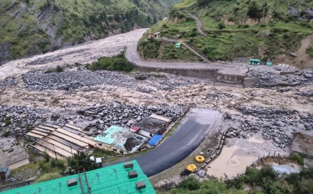 चमोली में भारी बारिश से मच गया हाहाकार, नंदानगर में भूधंसाव