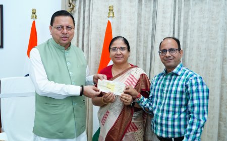 दून विश्वविद्यालय ने आपदा राहत कोष में दिया एक दिन का वेतन