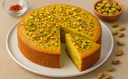 Kesar Pista Cake Recipe: त्यौहारों और पार्टियों के लिए बेहतरीन केसर-पिस्ता केक