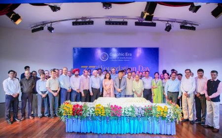 ग्राफिक एरा की 33वीं वर्षगांठ पर 522 शिक्षकों को सम्मानित किया गया