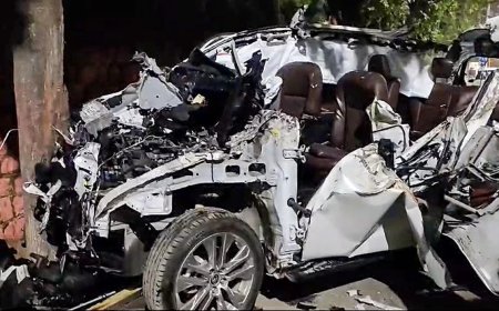 पीलीभीत में तेज रफ्तार कार से तीन सदस्यों की दर्दनाक मौत