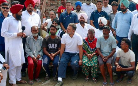 पंजाब की बाढ़: भाजपा का राहुल गांधी पर गंभीर आरोप और राजनीति का खेल