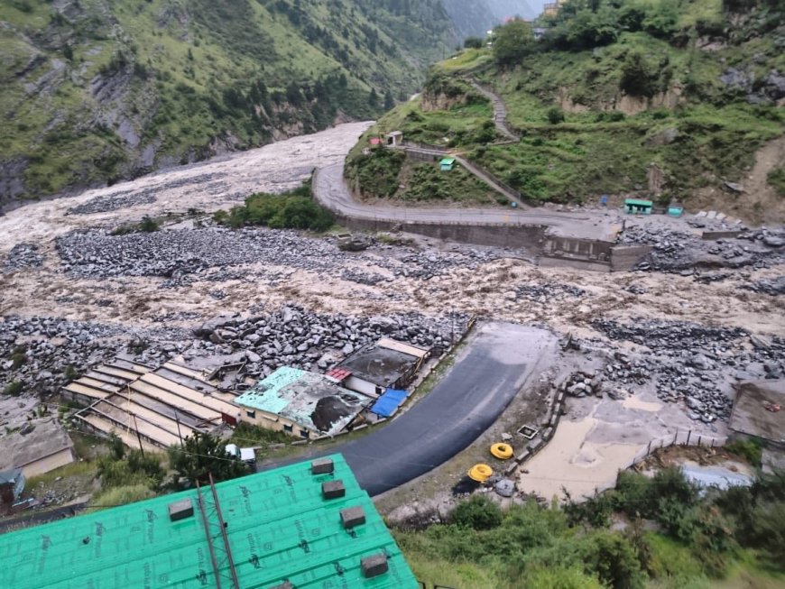 चमोली में भारी बारिश से मच गया हाहाकार, नंदानगर में भूधंसाव