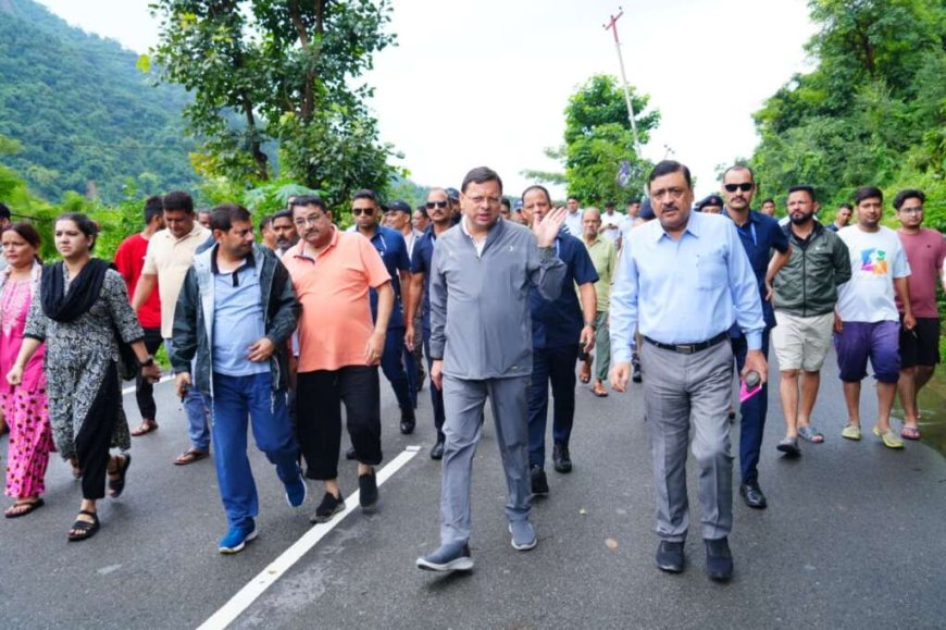 देहरादून में सीएम पुष्कर धामी ने मालदेवता और केसरवाला के आपदा प्रभावित क्षेत्रों का किया दौरा, राहत कार्य तेज करने के दिए निर्देश
