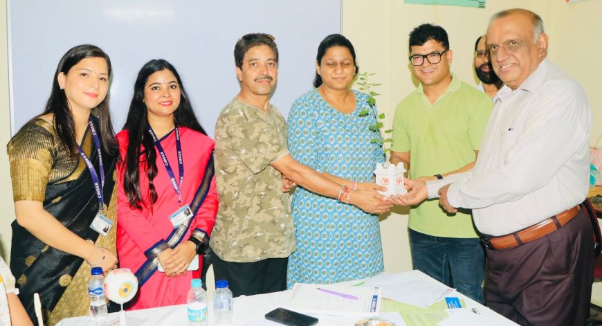 सीआईएमएस कॉलेज में निःशुल्क स्वास्थ्य शिविर का आयोजन, 200 से अधिक लोगों ने लाभ उठाया