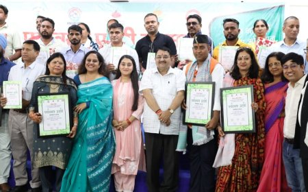 सनराईज में आयोजित हुआ “पर्यावरण प्रहरी सम्मान- 2025”