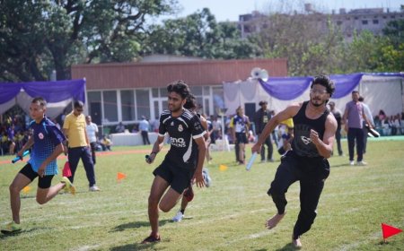 श्री गुरु राम राय यूनिवर्सिटी में खेलोत्सव का भव्य आगाज