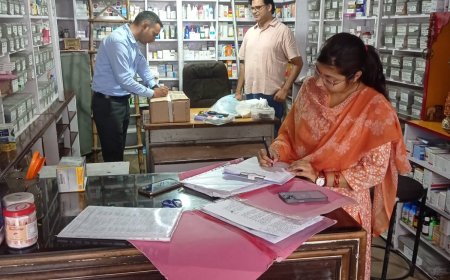 प्रतिबंधित कफ सिरप और घटिया दवाओं के खिलाफ अभियान जारी