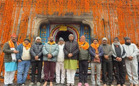 केदारनाथ : श्री केदारनाथ धाम के कपाट कल प्रातः 8.30 बजे शीतकाल के लिए होंगे बंद,बीकेटीसी अध्यक्ष हेमंत द्विवेदी ने तैयारियों का लिया जायजा…