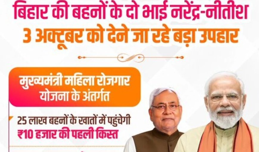 बिहार चुनाव: भाजपा ने नए नारे से नीतीश कुमार को केंद्र में रखा, कहा- "25 से 30, हमारे दो भाई"
