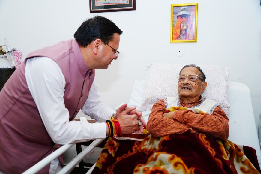 सीएम धामी ने पूर्व मुख्यमंत्रियों को कहा, शुभ दीपावली