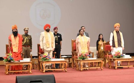 हरिद्वार : पतंजलि विश्वविद्यालय के दीक्षांत समारोह में राष्ट्रपति द्रौपदी मुर्मू ने कहा शिक्षित बेटियां अपनी आंतरिक शक्ति और प्रतिभा से भारत-माता का गौरव बढ़ाएंगी…