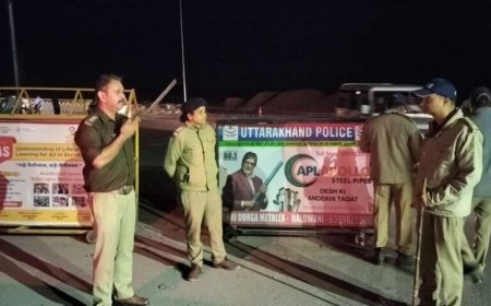 हल्द्वानी : एसएसपी के निर्देश पर पुलिस ने जिले में चलाया सघन चेकिंग अभियान…