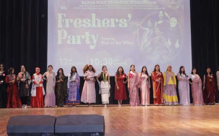 साई ग्रुप ऑफ इंस्टीट्यूशन्स, देहरादून में धूमधाम से मनाई गयी फ्रेशर्स पार्ट