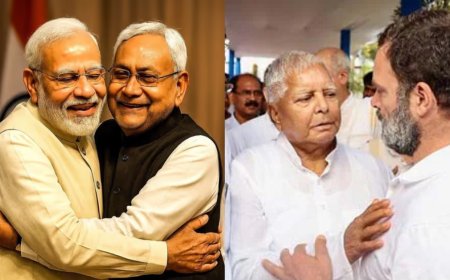 मोदी-नीतीश की सुनामी में डूब गया लालू और गांधी परिवार