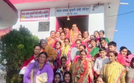 यमकेश्वर : बीकेटीसी अध्यक्ष हेमंत द्विवेदी ने अपने पैतृक गांव में मनाया जन्मदिन,माता श्याम सुदरी देवी मंदिर में की पूजा-अर्चना…