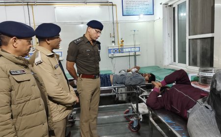 बड़ी खबर : पुलिस मुठभेड़ में घायल बदमाश, मारपीट और लूट की घटना को दिया था अंजाम।