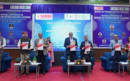 एसजीआरआरयू की नेशनल काॅन्फ्रेंस में शोध व नवाचार पर चर्चा