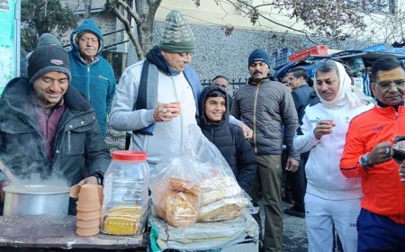 नैनीताल: CM धामी ने मॉर्निंग वॉक के दौरान जनता से की मुलाकात और बनाई चाय, नैना देवी मंदिर सौंदर्यीकरण कार्यों का किया निरीक्षण