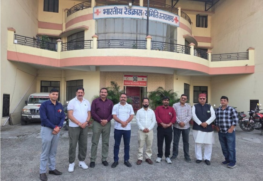 भारतीय रेड क्रॉस उत्तराखंड की नई स्टेट मैनेजिंग कमेटी गठित