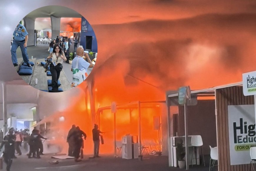 ब्राजील में COP 30 क्लाइमेट समिट के दौरान लगी भीषण आग, जान बचाकर भागे हजारों लोग