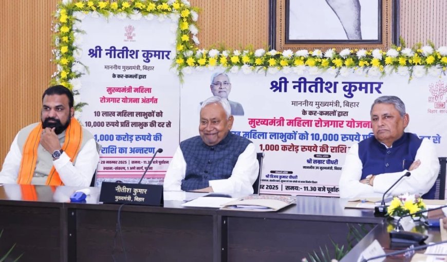 मुख्यमंत्री की बड़ी सौगात: 10 लाख महिलाओं के खाते में पहुंचे 10 हजार, महिला सशक्तीकरण की नई उड़ान