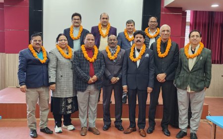 अर्थ एवं संख्याधिकारी राजपत्रित सेवा संघ के द्विवार्षिक चुनाव सम्पन्न