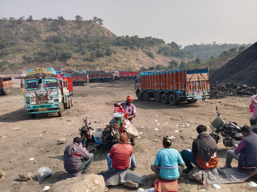 Bokaro News : लोडिंग प्वाइंट में तीन दिनों से खड़े हैं 60-70 ट्रक